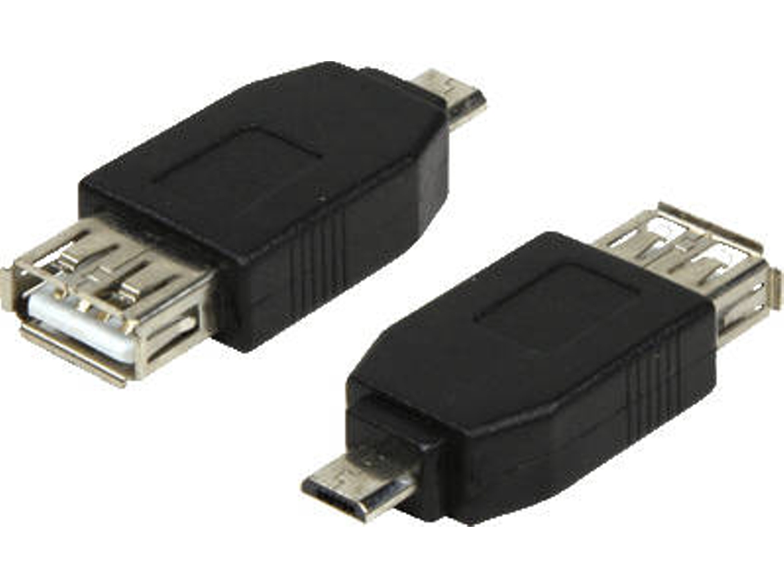 Cabo de Dados LOGILINK (Micro-B - USB A - Preto)