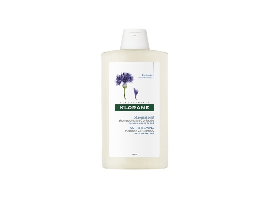 Champô KLORANE Centáurea Cabelos Grisalhos (400 ml)