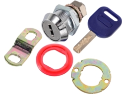 Fechadura Tubular De Ferro E Plástico Reforçada Com Chave Para