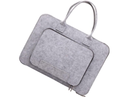 Bolsa De Feltro Para Laptop, Ideal Para Negócios, Com Compartimento Para Tablet, Perfeita Para Viage Gokoco