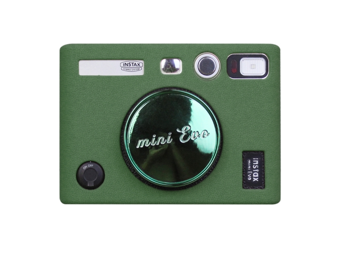 Capa Protetora de Silicone Macio para Fujifilm Instax Mini Evo Verde XIAOMOYU