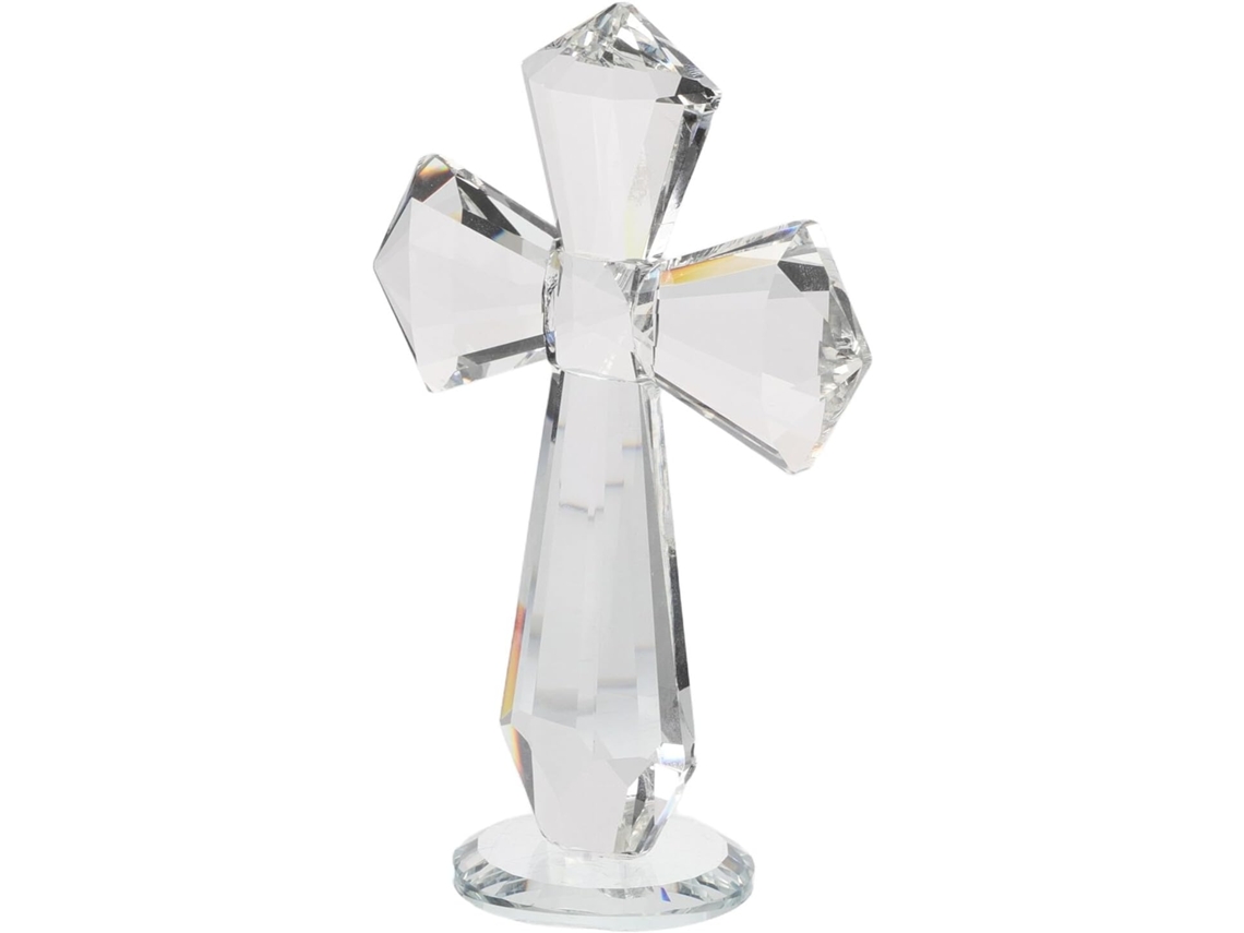 Papel Forma Cristal Transparente Ornamento Religioso Decorativo Compacto Escritório Artesanato Estatueta GOKOCO