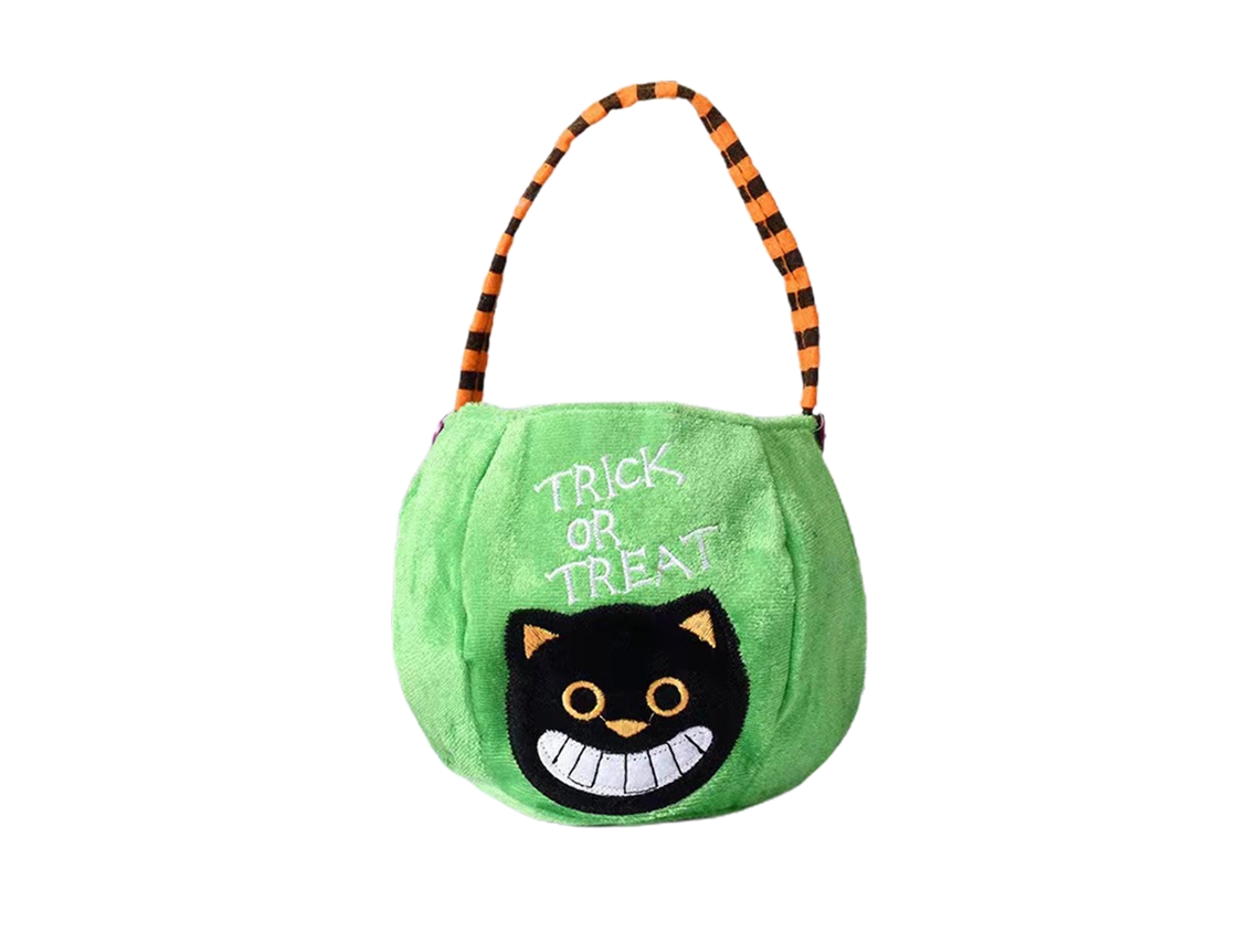 Sacos de Halloween com forro de lã, pacote com 13x12x1cm para doze unidades e preparados LAXISCREED