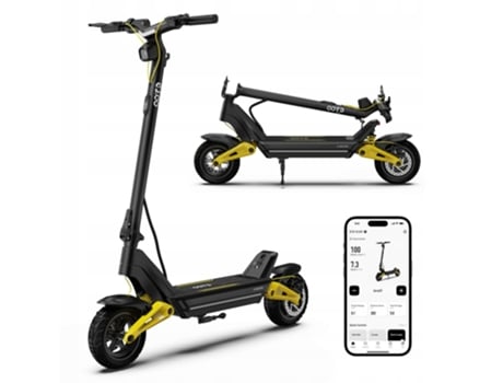 Trotinete Elétrica Dobrável Ootd S10, 1400w 48v 20ah, Máxima De 55km/h, Pneus De 10polegadas E Funcionalidade Através De Aplicação