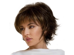 Perucas Curtas Castanhas Tkrady Para Mulheres, Perucas De Cabelo Sintético Sintético Natural, Peruca Cacheada Com Franja, Peruca Para Mulheres