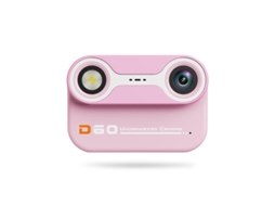 Câmera D60 À Prova D'água Tela Hd de 2,4 Polegadas Mini Rosa SZIQIQI