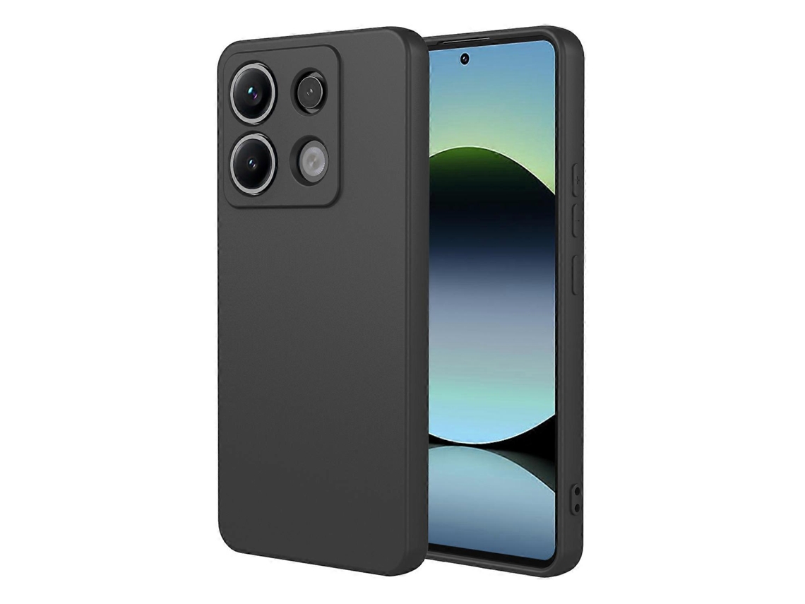 Capa Protetora Tkdaddy Para Xiaomi Redmi Note 14s 4g Em Tpu Macio E À Prova De Choque, Preta