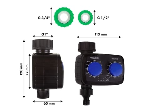 Temporizador para a Mangueira GREENBLUE Gb391