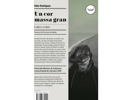 Livro Un Cor Massa Gran de Eider Rodríguez (Catalão)