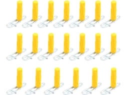Conjunto De 20-clips Deslizantes Modulares Ajustáveis Para Armários, Conectores De Montagem Sem Ferramentas Para