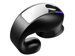 (preto) Fones De Ouvido Sem Fio Bluetooth 5.3 Com Condução Óssea E Clipe De Fixação, Altamente Resistentes À Água.