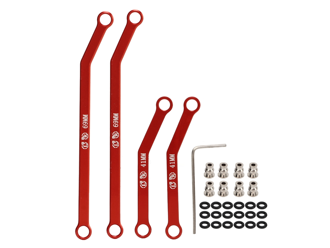 Kit De Ligações De Chassi Rc Axial Scx24 1/24 Alumínio