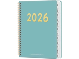 Agenda Mensal 2026, de 12 Meses com Diário para Mulheres, Famílias e CHABERLU