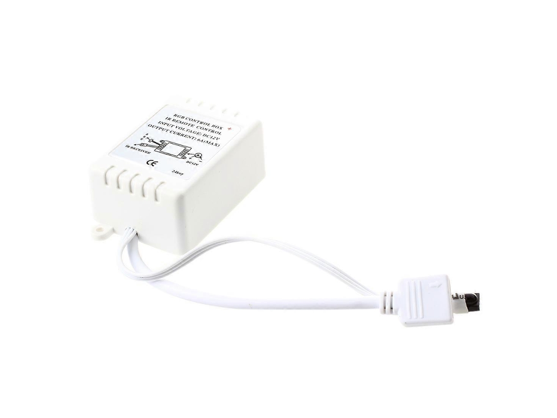 Controle Remoto Infravermelho Com 24 Teclas Para Fita De Led Rgb