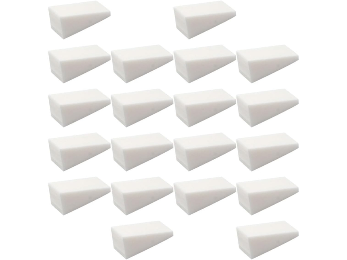 Esponja De Manicure Branca Corner, Maquiagem, 48 Peças, Durável.
