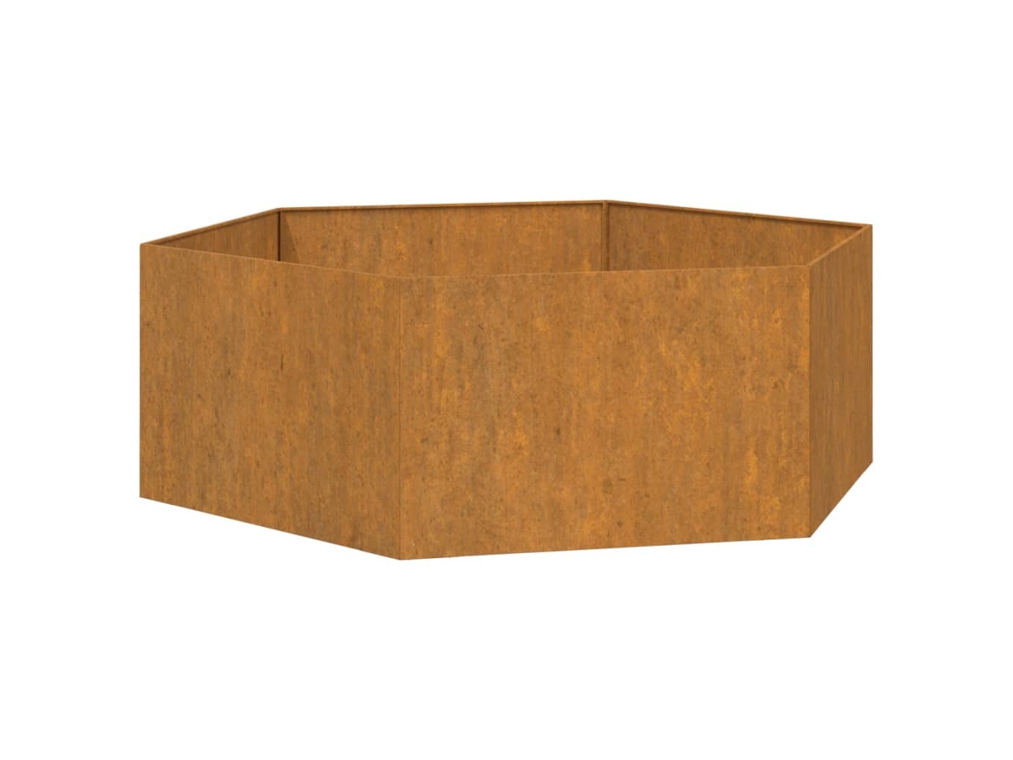 Planter, Planters Vidaxl Marrom Aço (138 X 120 X 45 Cm)