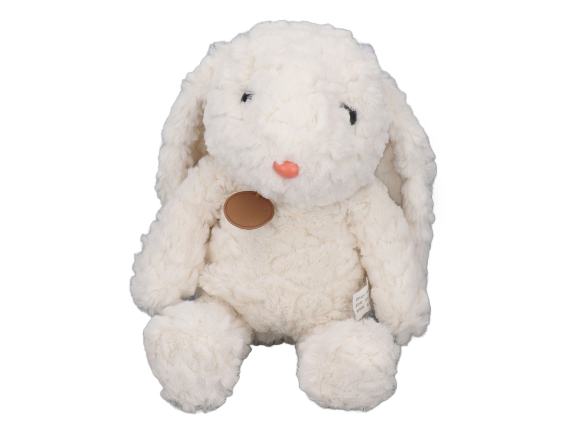 Ats juguete de Peluche Conejo Bonito Suave de Animales de Peluche para Cama Niños Cumpleaños San Valentín Navidad Blanco