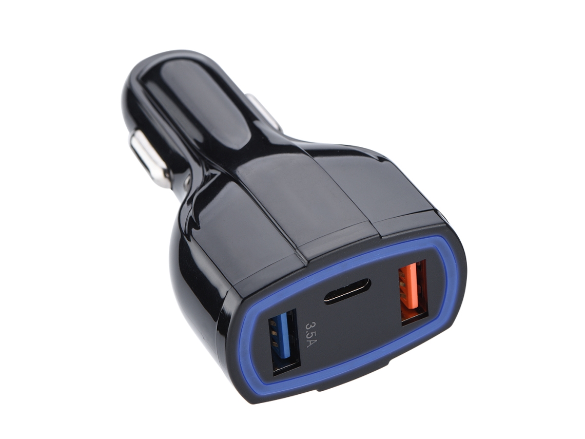 Carregador de Carro com duas portas Usb Quick Charge 3.0 EOOCOO