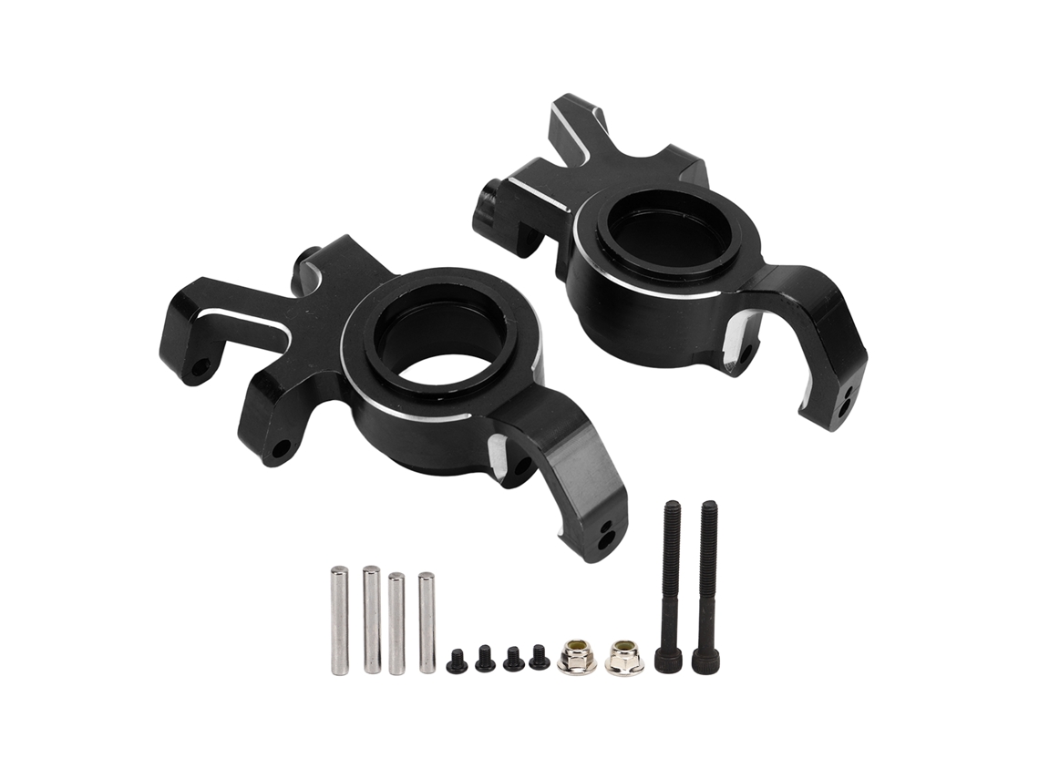 Mali bloco de Direção Dianteiro Cnc de Liga de Alumínio para Carro Rc Traxxas 1/5 Par Preto