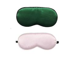 Pacote com 2 Máscaras de Dormir de Seda para Bebês, Auxiliar no Sono, Venda Macia para Viagens. TAISHENGDA