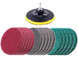 Conjunto De 16 Esponjas Limpeza 12,7 Cm (5 Polegadas), 3 Cores