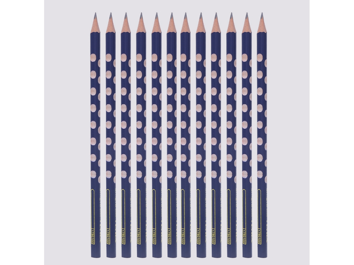 Lápis Triangulares Faia Hb para Escrita e Pintura 12un