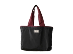 Sacola De Compras Grande, Reutilizável, Dobrável, Com Fecho De Cordão, Ideal Para Viagens E Supermercados, Roxa, Tamanho M.