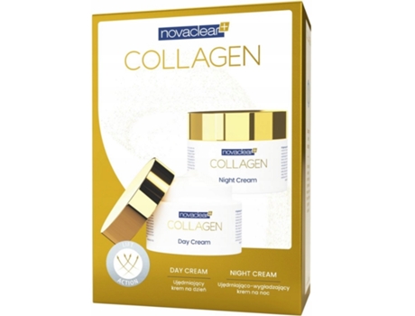 Novaclear Collagen Firming Duo Creme Diurno 50ml Creme Suavizante Noturno 50ml Equalan Pharma