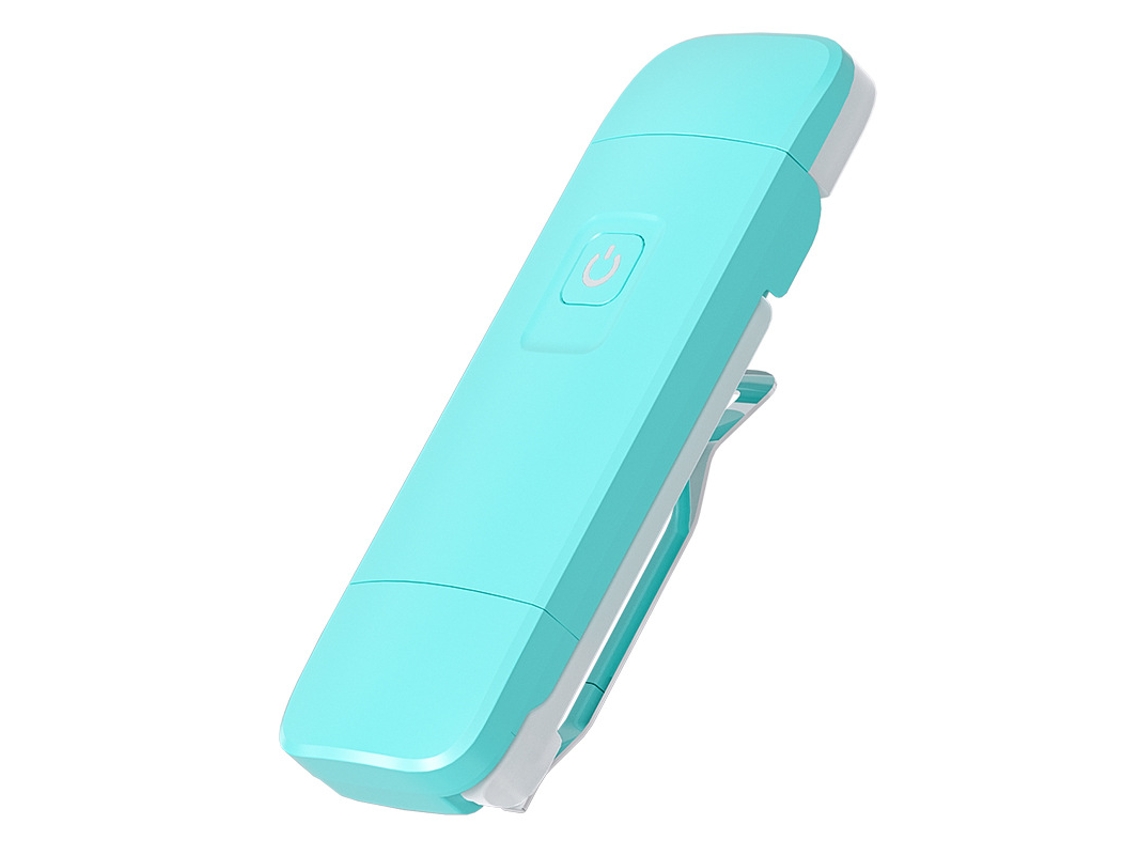 (verde) Luz De Leitura De Encaixe Usb Recarregável, Ajustável, Inclui Bateria Recarregável.
