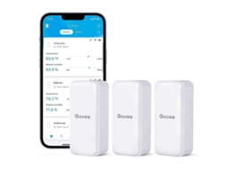 Kit Com 3 Termômetros E Higrômetros H5100, Mini Bluetooth Para Temperatura E Umidade