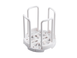 Escorredor De Pratos Extensível Plástico Com Drenagem Simples Para Cozinha, Branco. -aquaforge