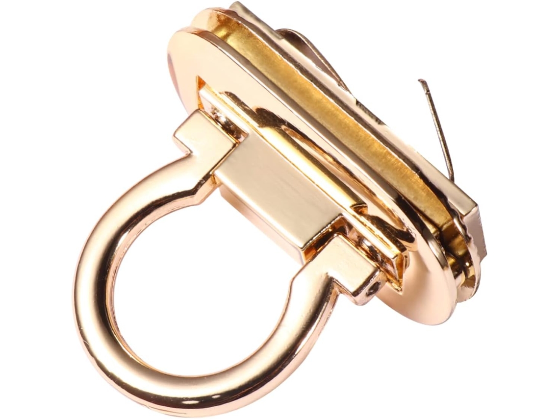 Conjunto Wooneky Com 4 Cadeados Leves De Liga Metálica Para Malas, Fáceis De Instalar, Com Cadeado Embutido Dourado Para