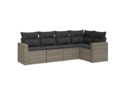 Garden Sofa Set, Garden Sofa Sets Vidaxl Cinzeto Rattan / Vime (n/a)