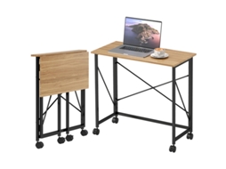 Mesa dobrável de 80cm com rodízios PAPRIKA