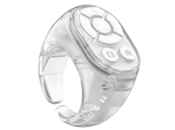 O Ring Remote Control É Compatível Com Iphone, Bluetooth, Função De Virar Páginas, Disparador De Câmera, Para Celulares Ios E Android.