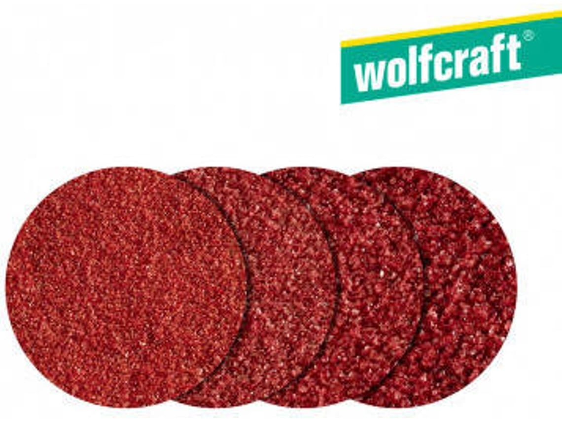 Pack 8 lixas com haste roscada 5608000 - Wolfcraft