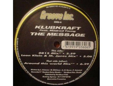 Vinil The Message Groove Inc.