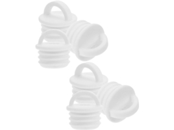 Tampão De Vedação Borracha Cabilock 22mm Para Baldes Esfregão, Pacote Com 6 Unidades, Substituição Durável E Compatível