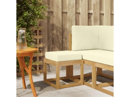 Vidaxl Bancada De Pátio Ao Ar Livre Branco 43 X 43 X 45 Cm