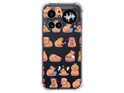 Capa Tumundosmartphone Transparente De Silicone À Prova De Choque Para Nothing Phone 4a Pro 5g Design De Capivara 01