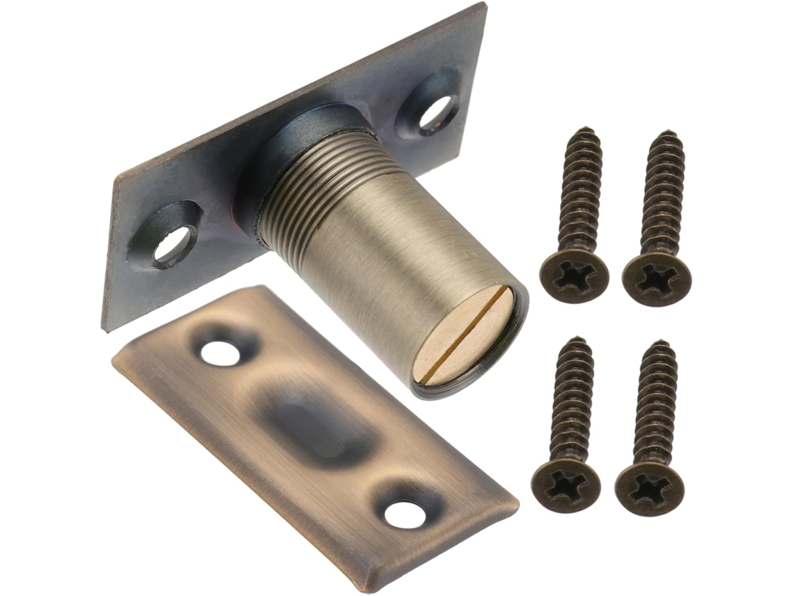 Fecho De Porta Com Esfera Latão Para Armário E, Dourado