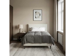 Vidaxl Duvet De Ano Inteiro 135 X 220 Cm 4 Estações Cinzento-claro