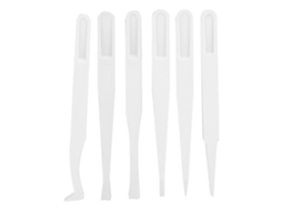 Conjunto De Pinças De Fibra De Carbono Antiestáticas, 6 Peças