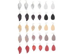 Conjunto De 5 Pares De Brincos Pendentes Leves E Multicoloridos Para Mulheres - Acessórios De Moda