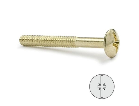 Tornillo cabeza bombata komby latonado 6-60