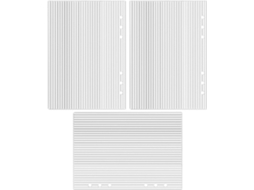 Capa Transparente Fichário De 6 Argolas 3 Unidades