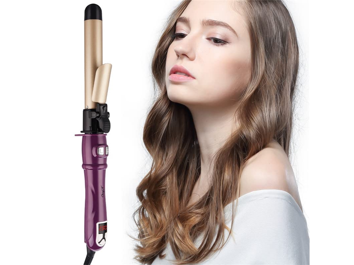 Modelador De Cachos Automático - Profissional Roxo 28 Mm-aquaforge
