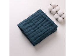 Babador de Gaze YUNZII para Arrotar Bebês, azul Marinho Extra Escuro 30x30cm 20g