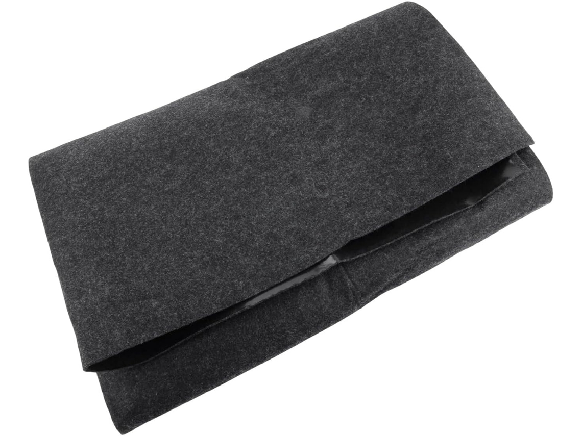 Tapete Antiderrapante Cinza Escuro para Geladeira, 1m x, Ideal para Utensílios de Cozinha