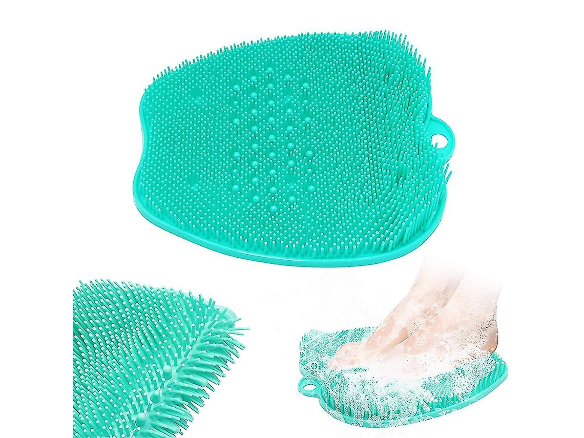 Esfregão Para Pés De Chuveiro, Limpador Massageador Para Piso De Chuveiro, Tapete De Acupressão Aquaforge